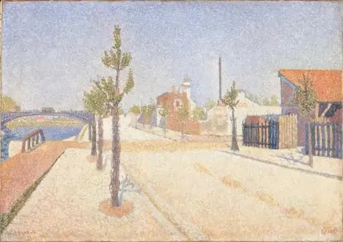 Quai de Clichy, zon - Paul Signac