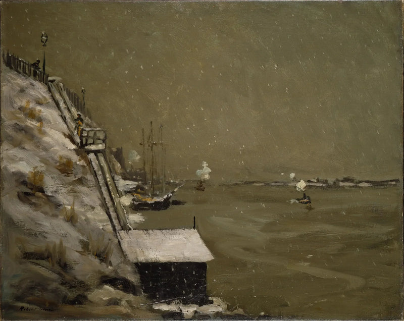 Quai de de Oost-Rivier, winter - Robert Henri

Source:
Quai de l'East River, hiver - Robert Henri