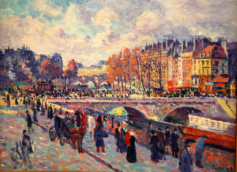 Quais de Seine in Parijs - Maximilien Luce