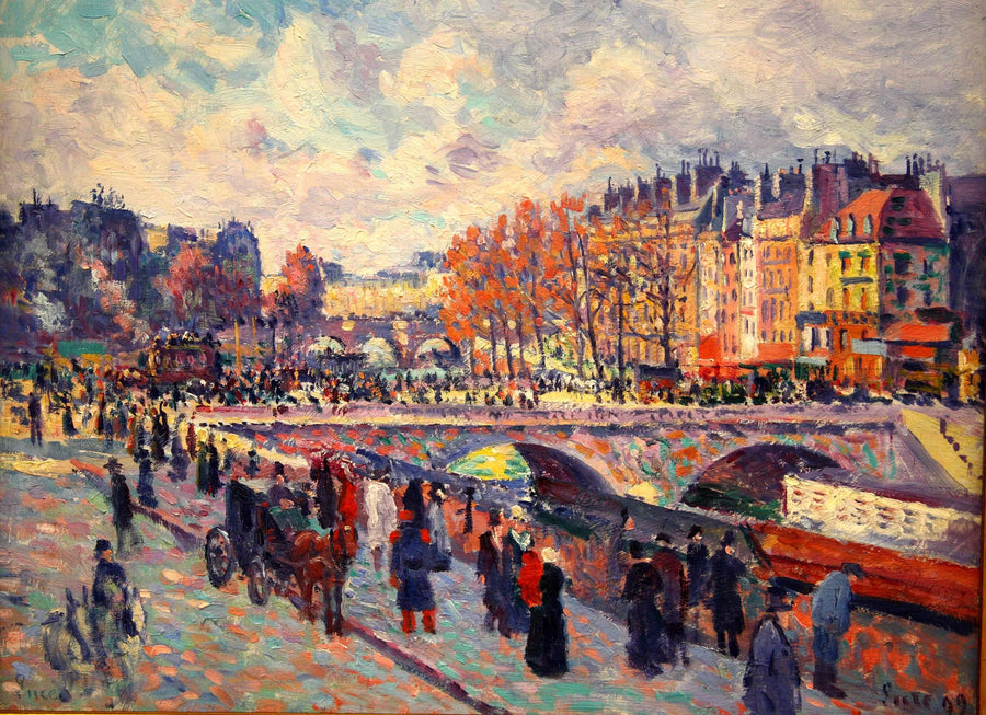 Quais de Seine in Parijs - Maximilien Luce