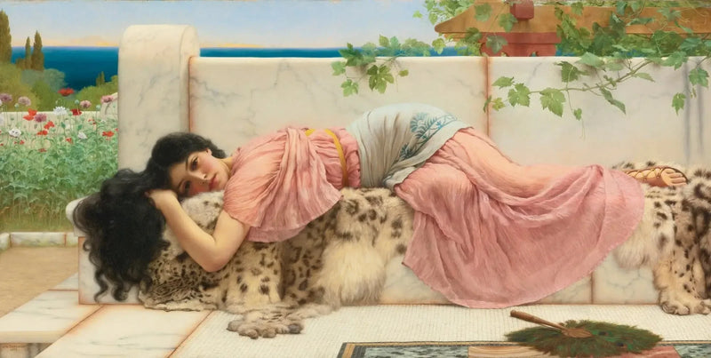 Wanneer je hart jong is - John William Godward
