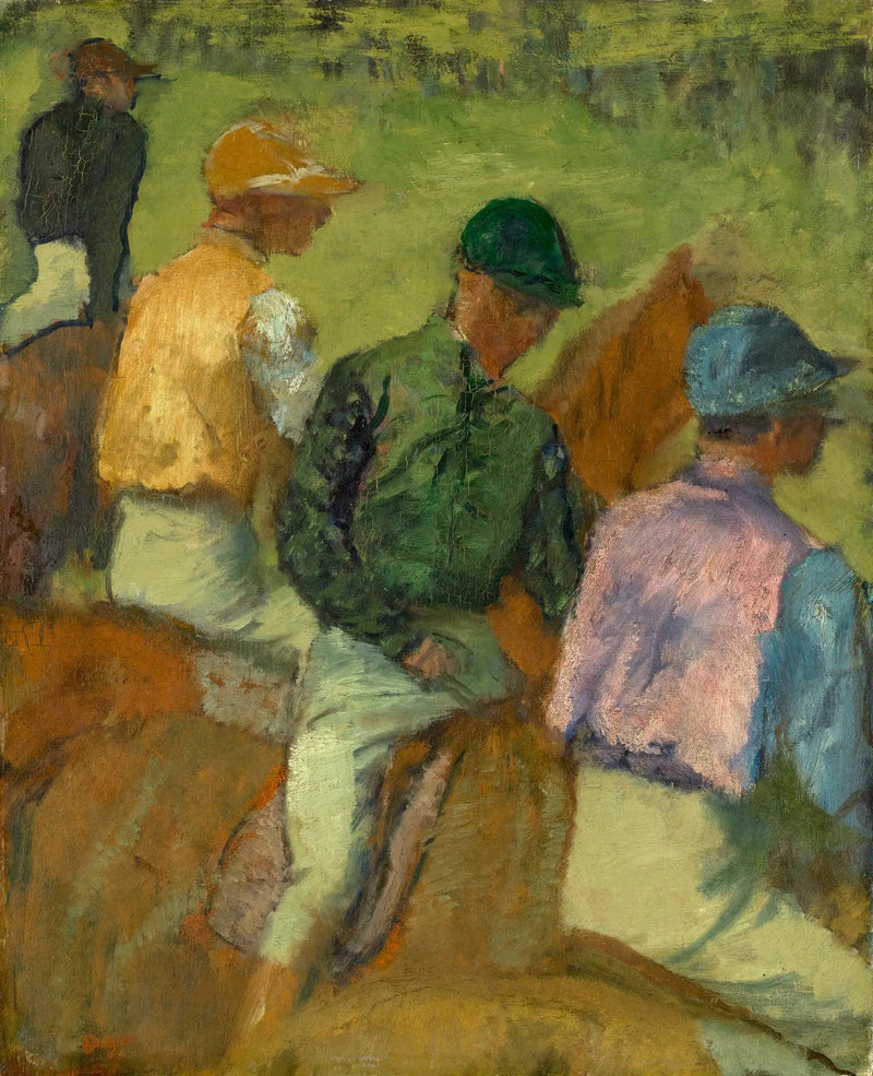 Vier jockeys - Edgar Degas