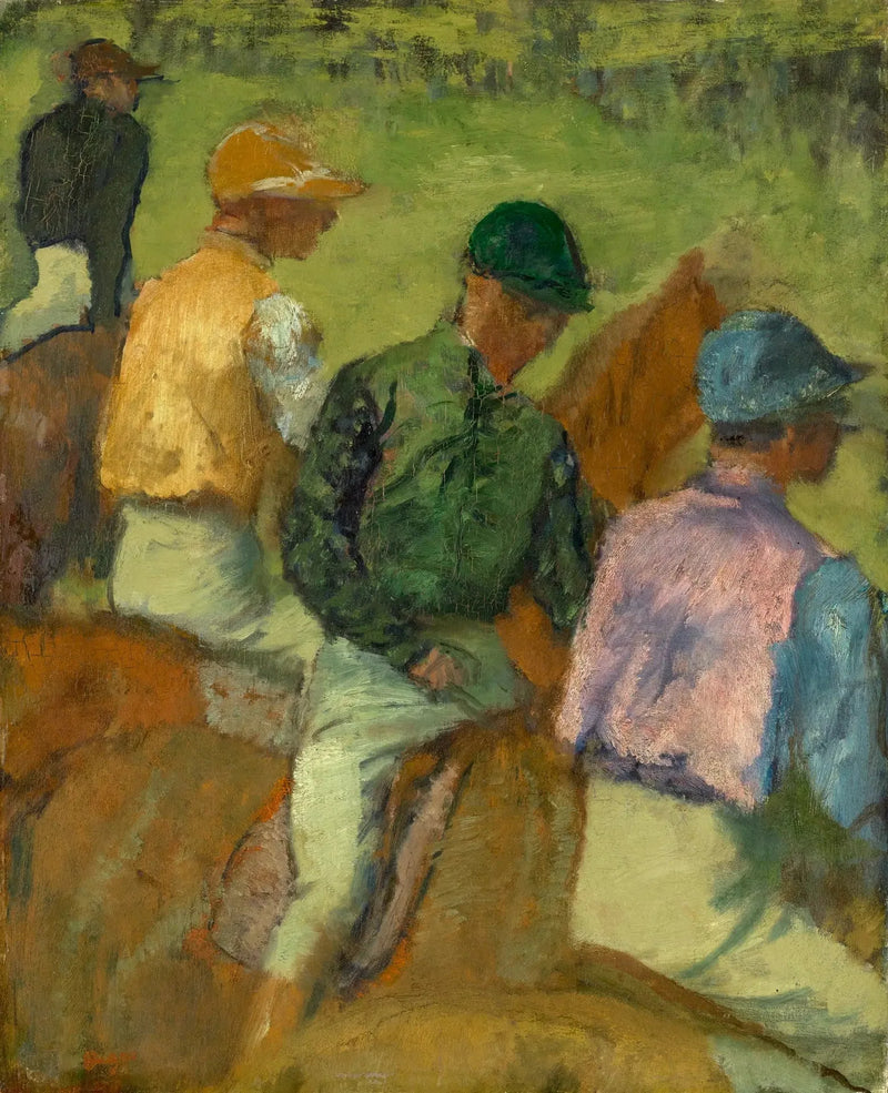 Vier jockeys - Edgar Degas
