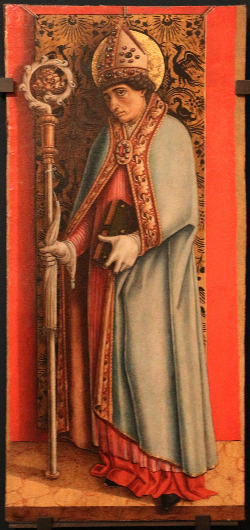 Vier heiligen en zaligen: heilige Émygdius - Carlo Crivelli