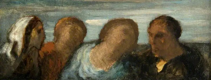 Vier hoofden - Honoré Daumier