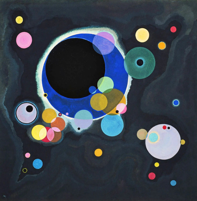 Enkele Cirkels - Vassily Kandinsky
