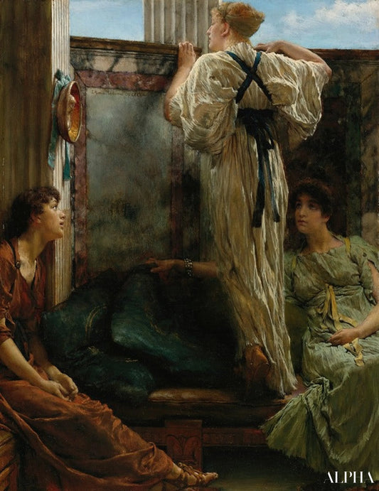 Qui est-ce - Lawrence Alma-Tadema Reproductions de tableaux à la peinture à l’huile