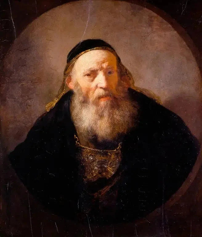 Portret van een rabbi - Rembrandt