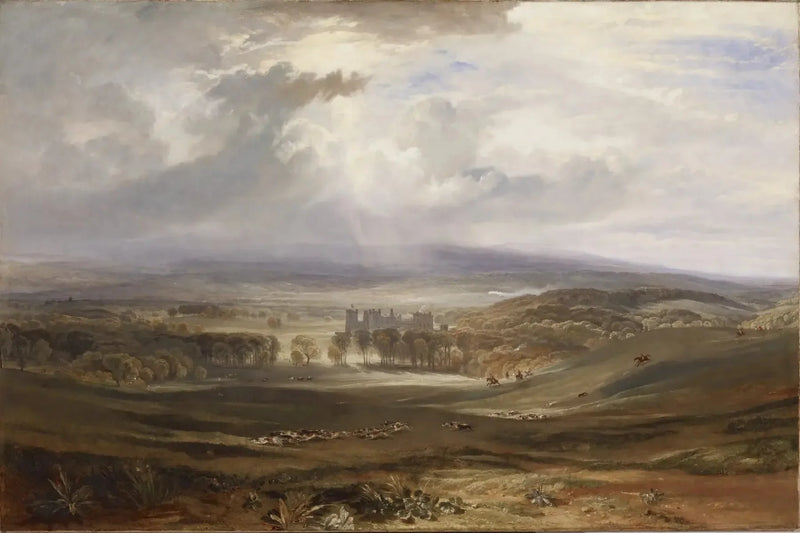 Raby Castle, de zetel van de graaf van Darlington - J. M. W. Turner