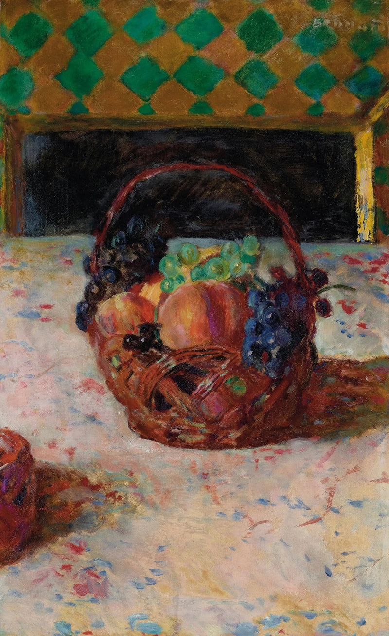 Zwarte druiven en perziken - Pierre Bonnard