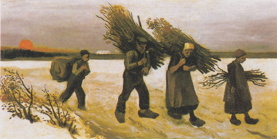 Houtverzamelaar in de sneeuw - Vincent van Gogh