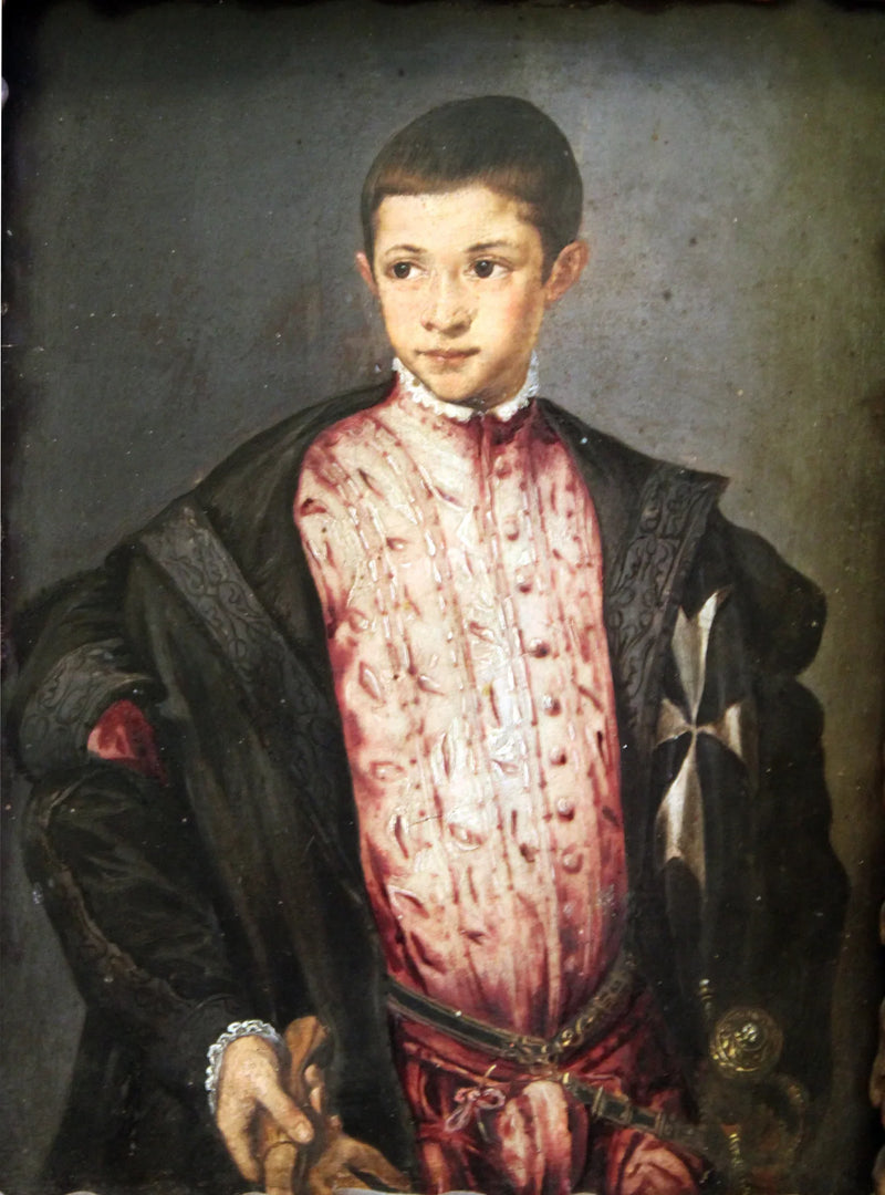 Ranuccio Farnese (1530-1565) op 12-jarige leeftijd - Francesco Salviati