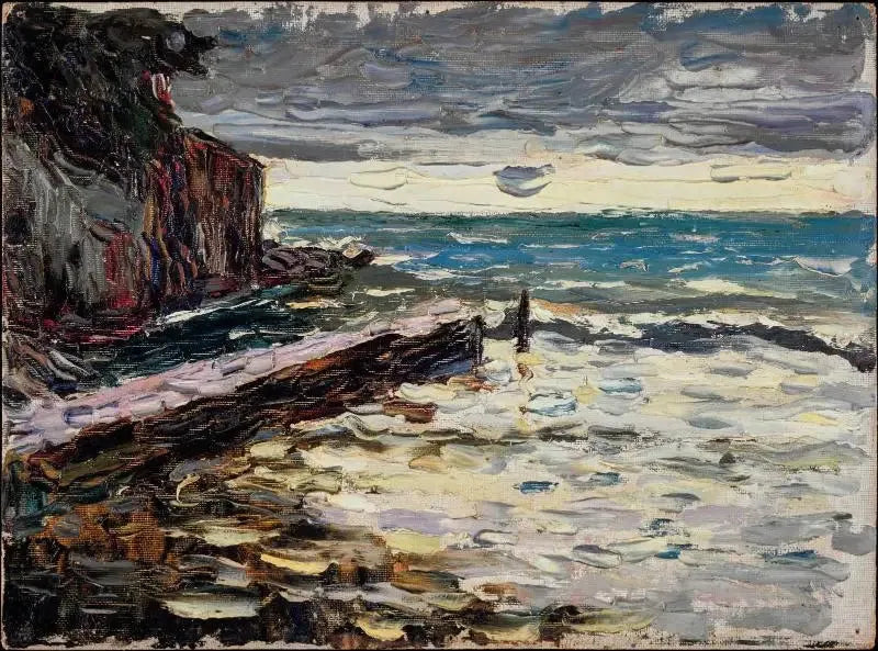 Rapallo, stormachtige zee - Vassily Kandinsky