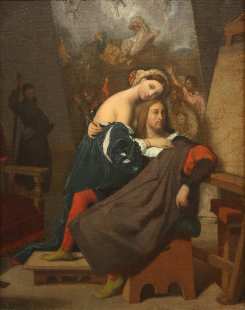 Raphaël en de dochter van de bakker - Jean-Auguste-Dominique Ingres