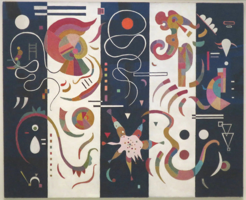 Gestreept - Vassily Kandinsky