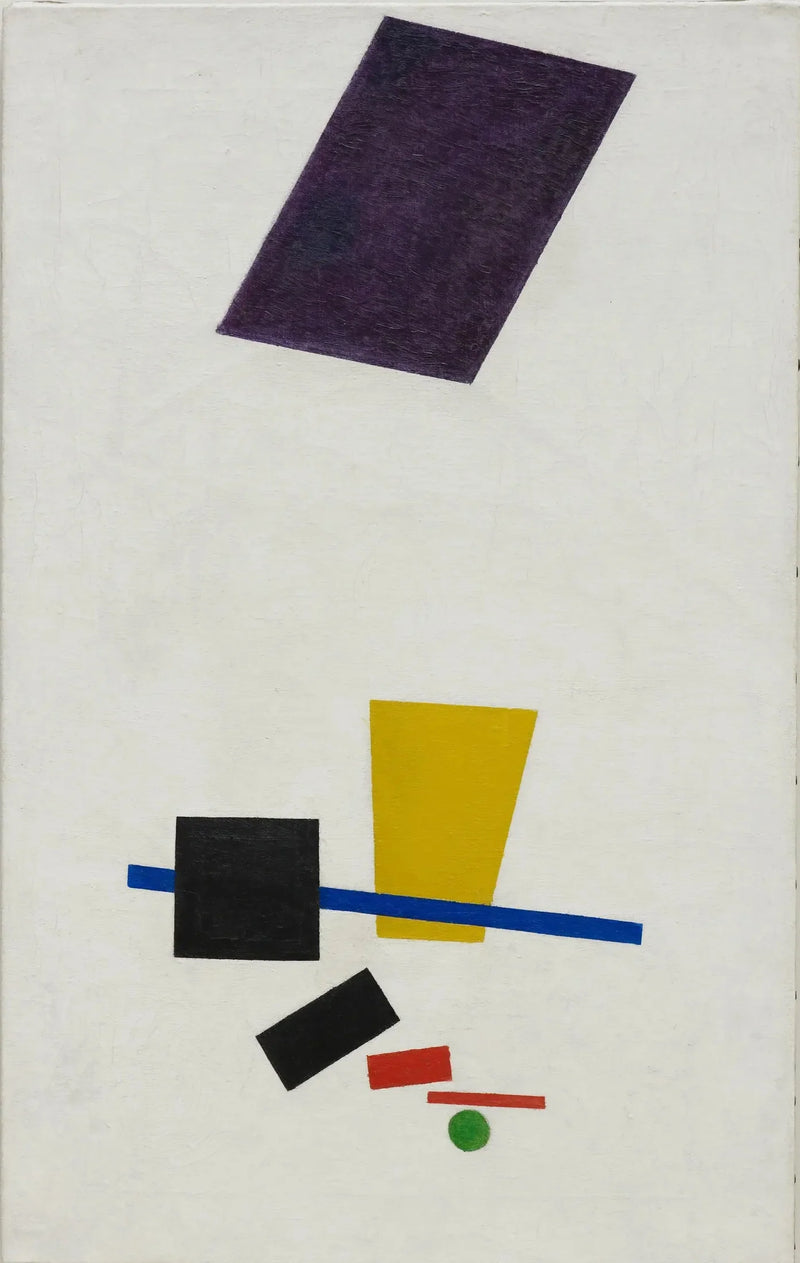 Realistische schilderkunst van een voetballer - Kleurmassa's in de vierde dimensie - Kazimir Malevich