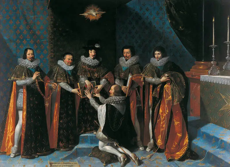 Ontvangst van Henri d'Orléans hertog van Longueville - Philippe de Champaigne