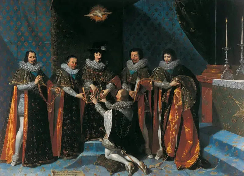 Ontvangst van Henri d'Orléans hertog van Longueville - Philippe de Champaigne