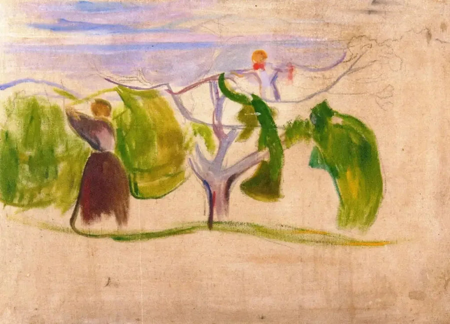 Oogst van fruit - Edvard Munch
