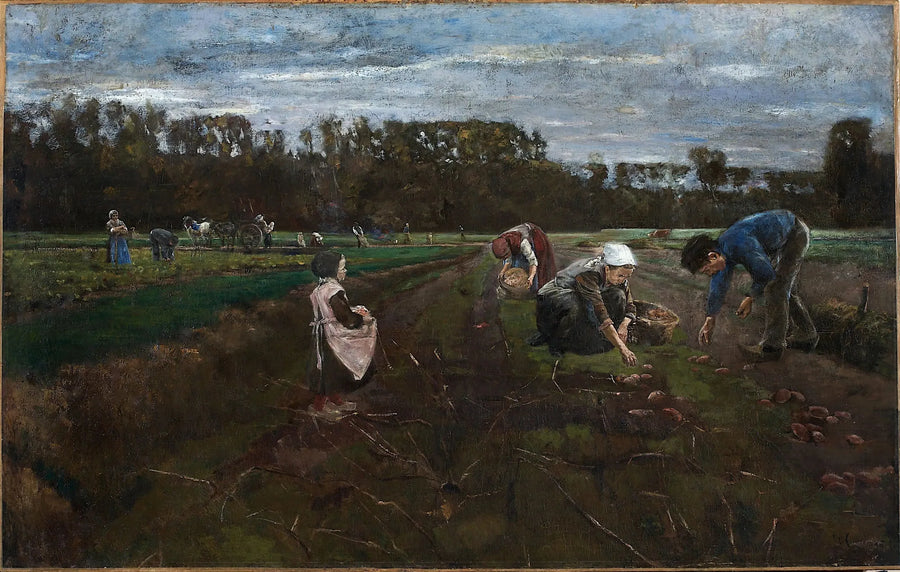 Aardappeloogst - Max Liebermann