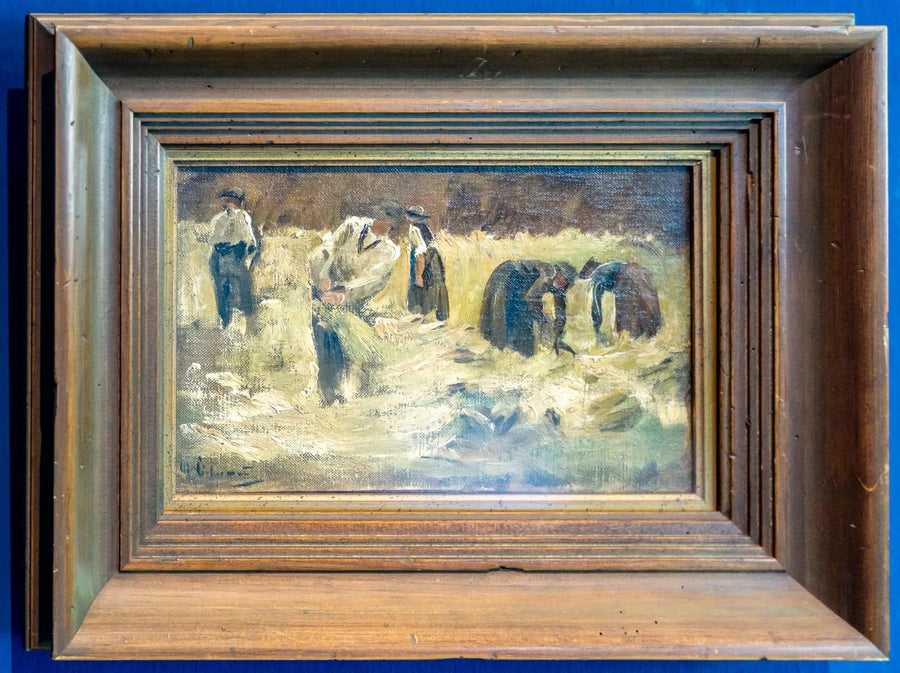 Oogst van de granen - Max Liebermann