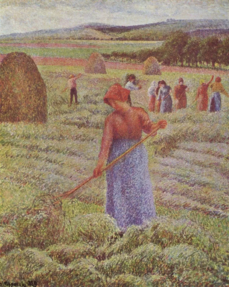 Hooi-oogst in Eragny-sur-Epte - Camille Pissarro