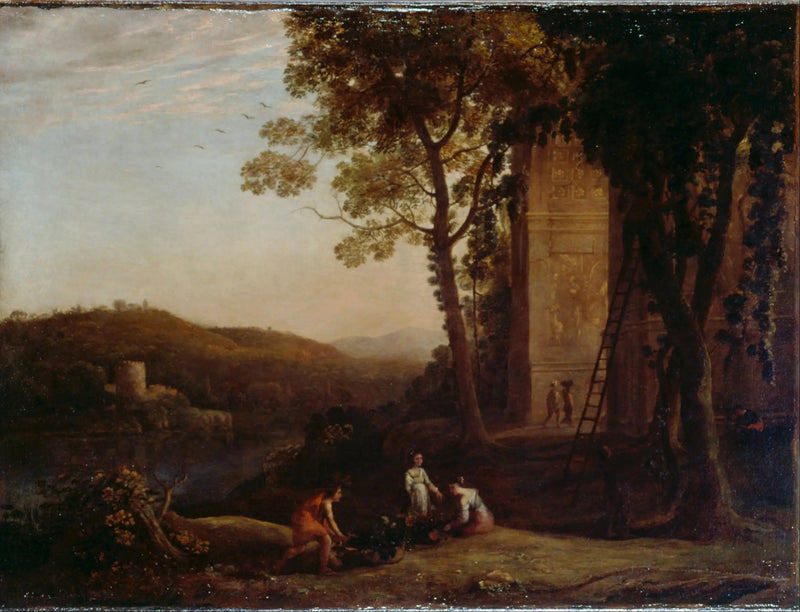 Druivenoogst - Claude Lorrain
