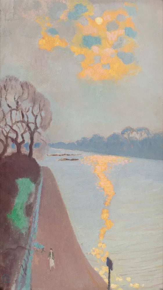 Zonreflexie op de rivier - Maurice Denis