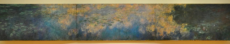 Wolkenreflecties op de vijver met waterlelies - Claude Monet