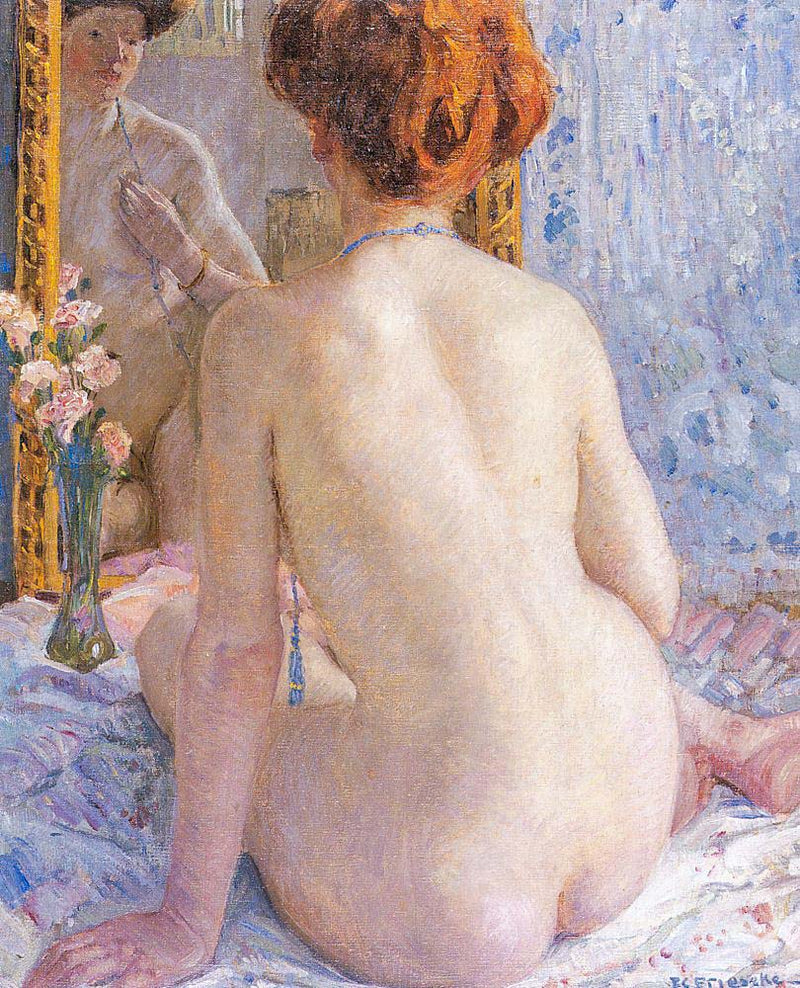 Reflecties (Marcelle) - Frederick Carl Frieseke
