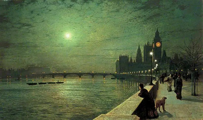 Reflecties op de Theems, Westminster, Londen - John Atkinson Grimshaw

Source:
Réflexions sur la Tamise, Westminster, Londres - John Atkinson Grimshaw
