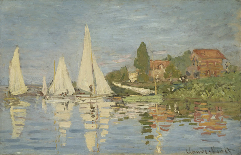 Regatta's in Argenteuil - Claude Monet