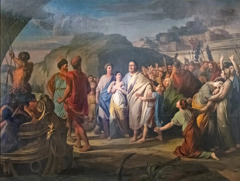 Regulus vertrekt uit Rome om naar Carthago te gaan - Nicolas-Bernard Lépicié