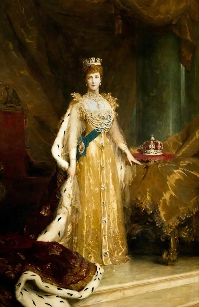 Reine Alexandra van Denemarken (1844–1925) - Luke Fildes

Source:
Reine Alexandra du Danemark (1844–1925) - Luke Fildes