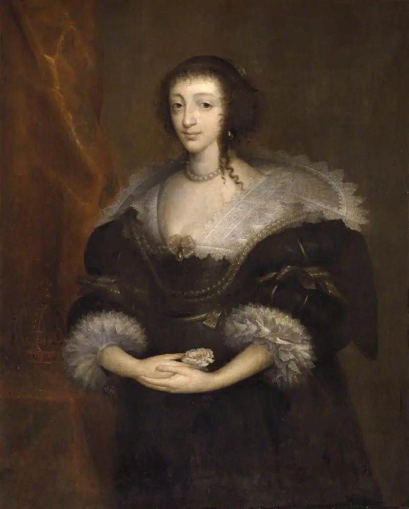 Reine Henriette Marie (1609–1669), echtgenote van Karel I - Antoine van Dyck

Source:
Reine Henriette Marie (1609–1669), consort de Charles Ier - Antoine van Dyck