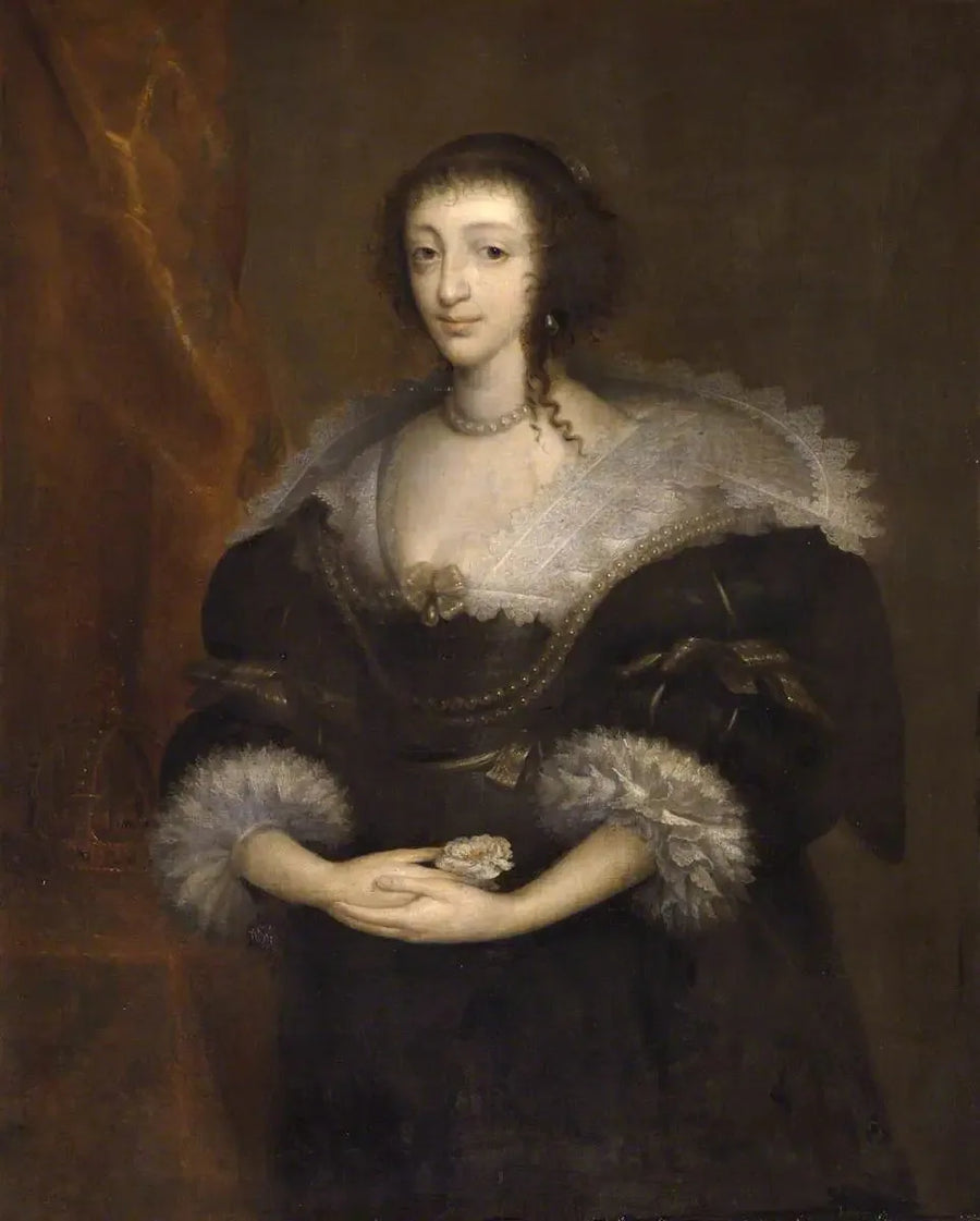 Reine Henriette Marie (1609–1669), echtgenote van Karel I - Antoine van Dyck

Source:
Reine Henriette Marie (1609–1669), consort de Charles Ier - Antoine van Dyck