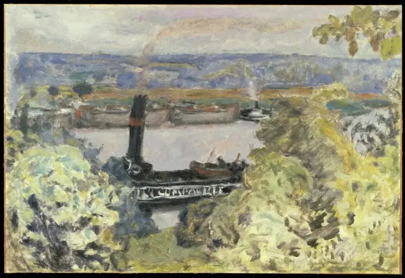Sleepboot op de Seine - Pierre Bonnard