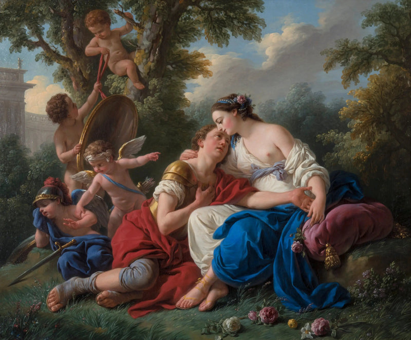 Renaud en Armide - Louis Jean François Lagrenée

Source:
Renaud et Armide - Louis Jean François Lagrenée