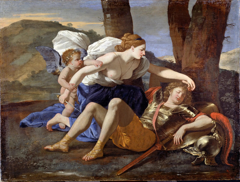 Renaud en Armide - Nicolas Poussin
