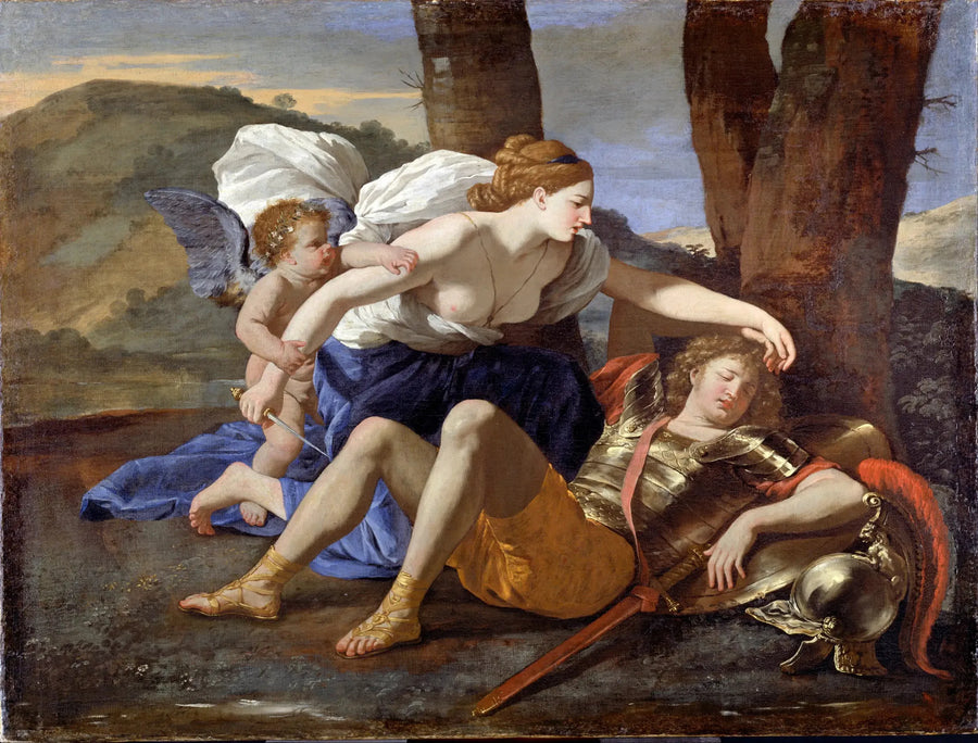Renaud en Armide - Nicolas Poussin