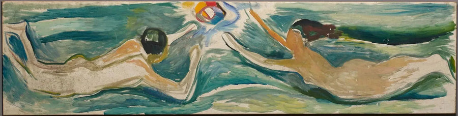 Ontmoeting in de ruimte - Edvard Munch