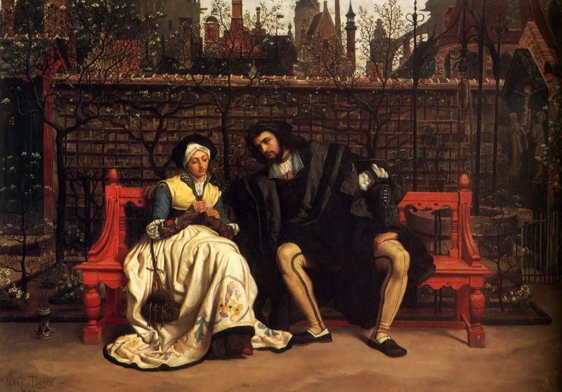 Ontmoeting van Faust en Margaretha - James Tissot

Source:
Rencontre de Faust et de Marguerite - James Tissot
