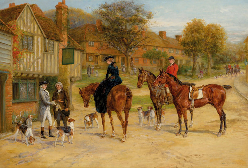 Afspraak bij de herberg - Heywood Hardy