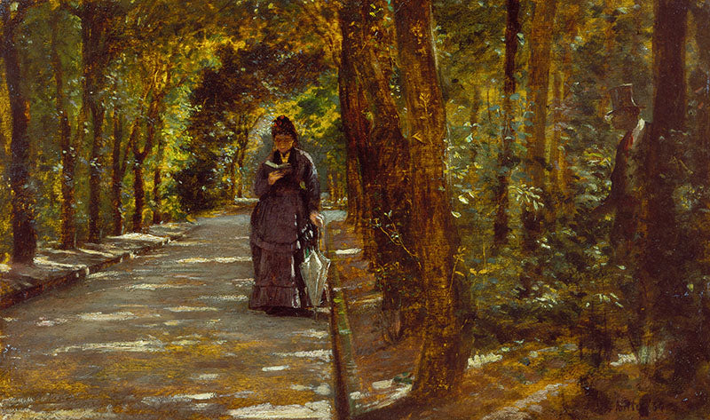 Afspraak in het bos van Portici - Giuseppe De Nittis