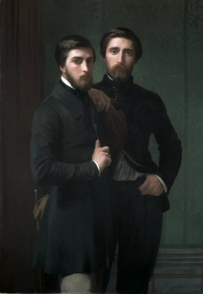 René-Charles Dassy en zijn broer Jean-Baptiste-Claude-Amédé Dassy - Hippolyte Flandrin