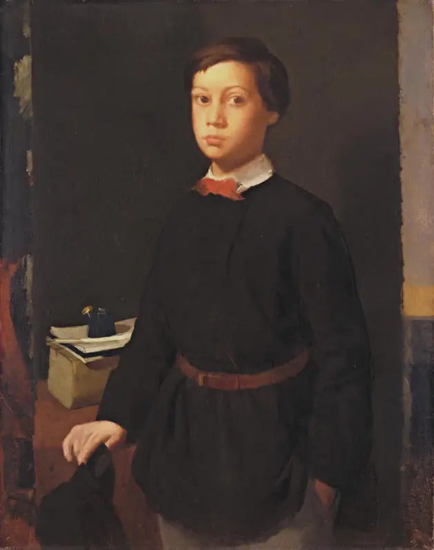 René de Gas à l'encrier - Edgar Degas image 1 copie peinte à la main à l’huile