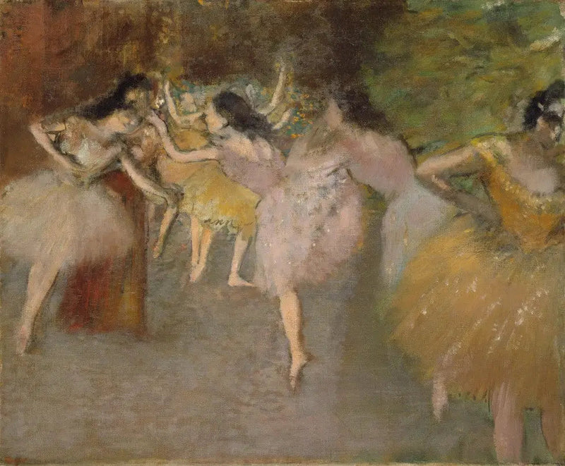 Herhaling voor het ballet - Edgar Degas