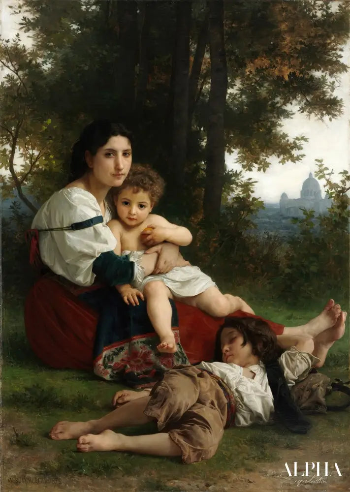 Repos - William Bouguereau Reproductions de tableaux à la peinture à l’huile