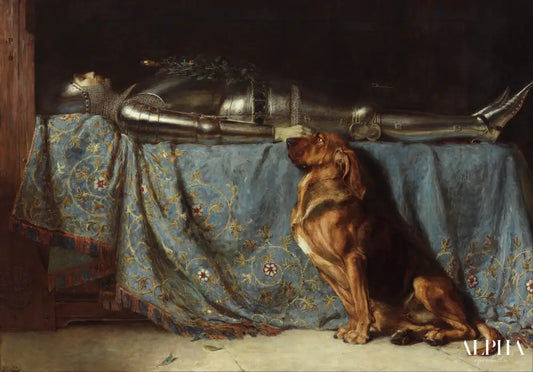 Requiescat - Briton Rivière - Reproductions de tableaux et peintures haut de gamme