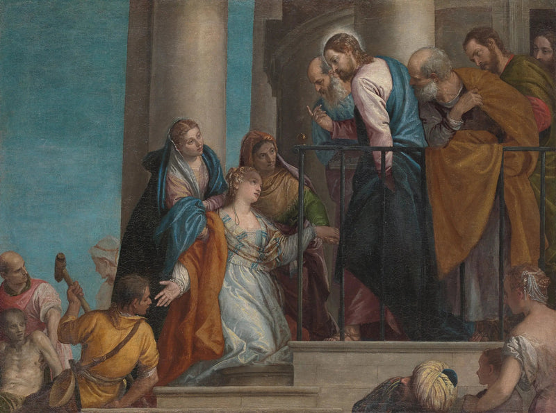 Opstanding van de zoon van de weduwe in Naïn - Paul Véronèse

Source:
Résurrection à Naïn du fils de la veuve - Paul Véronèse